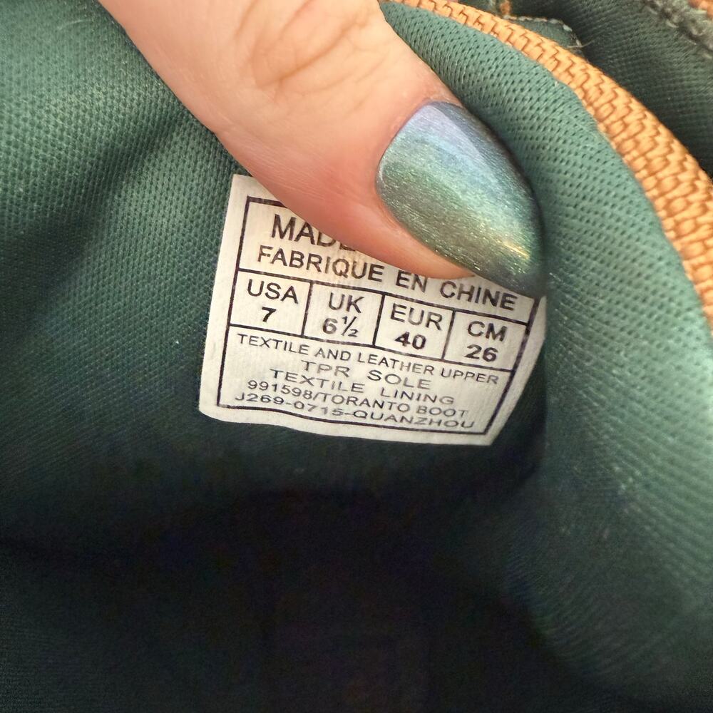 Ralph Lauren Men’s Brown Dark Brown Toe Snow Rain Boots Size 7 - Picture 8 of 13